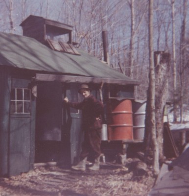 Charlie at the sugar shack, 1962.
